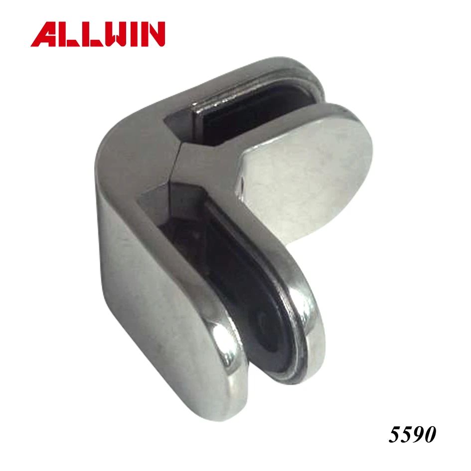 Stainless Steel 2 ways 90 Degree Corner Square Glass Clamp