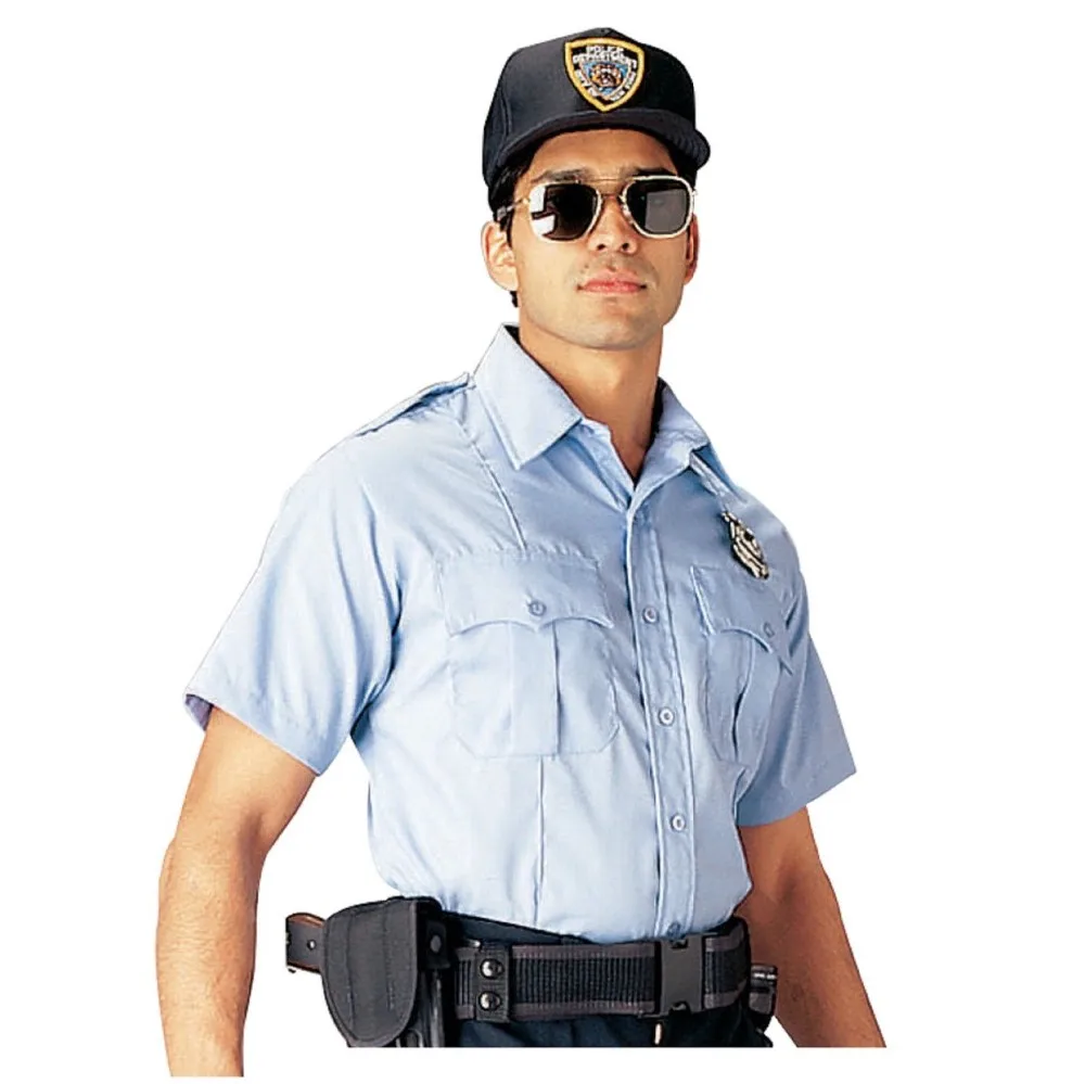 Рубашка мужская с коротким рукавом полиция