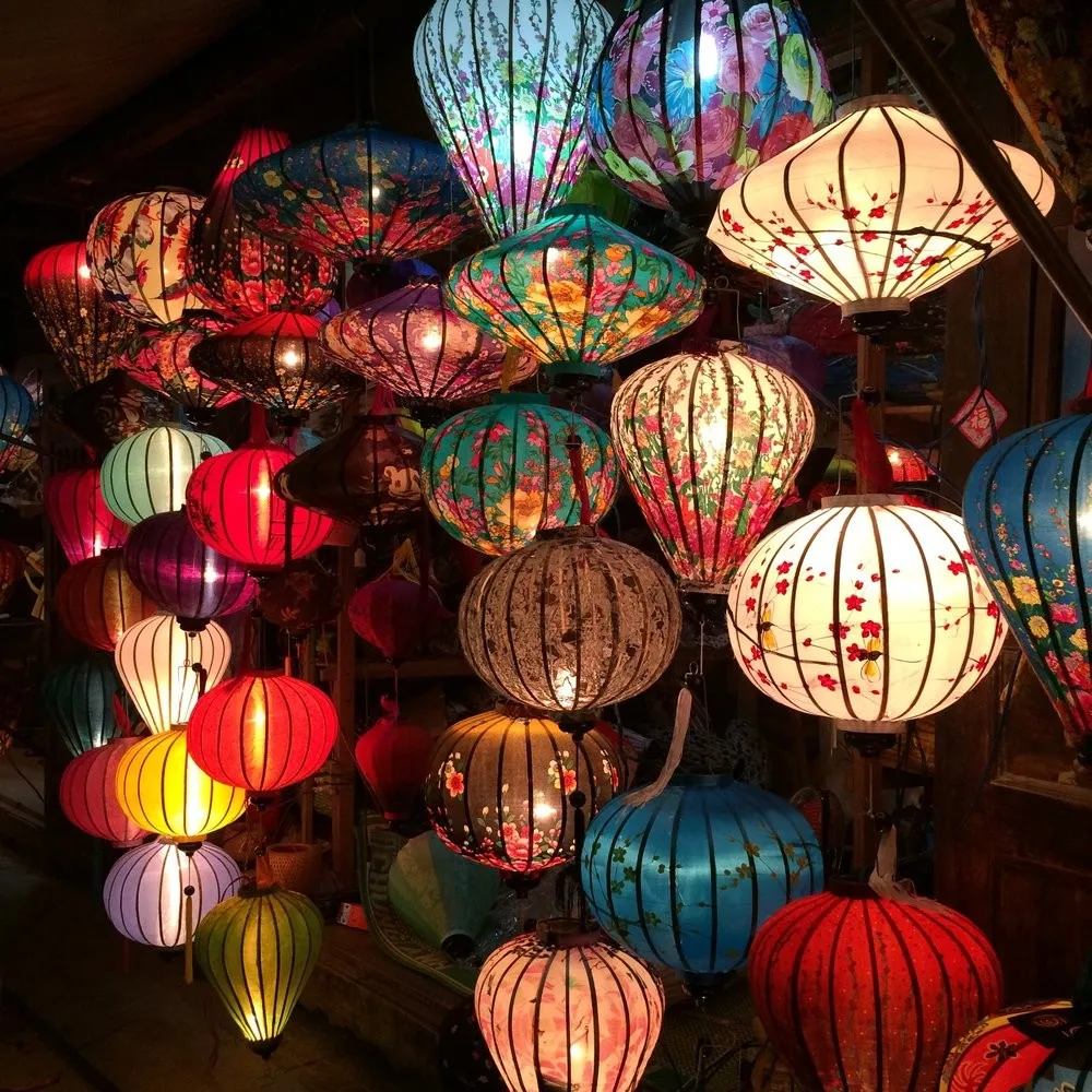 Traditional Lantern Vietnam/ Hoi An Silk Lantern In Colorful And