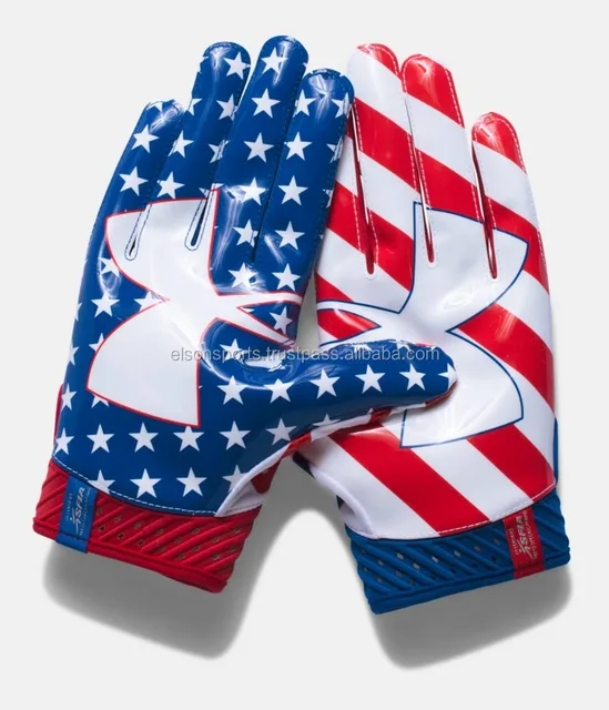 customize football gloves under armour