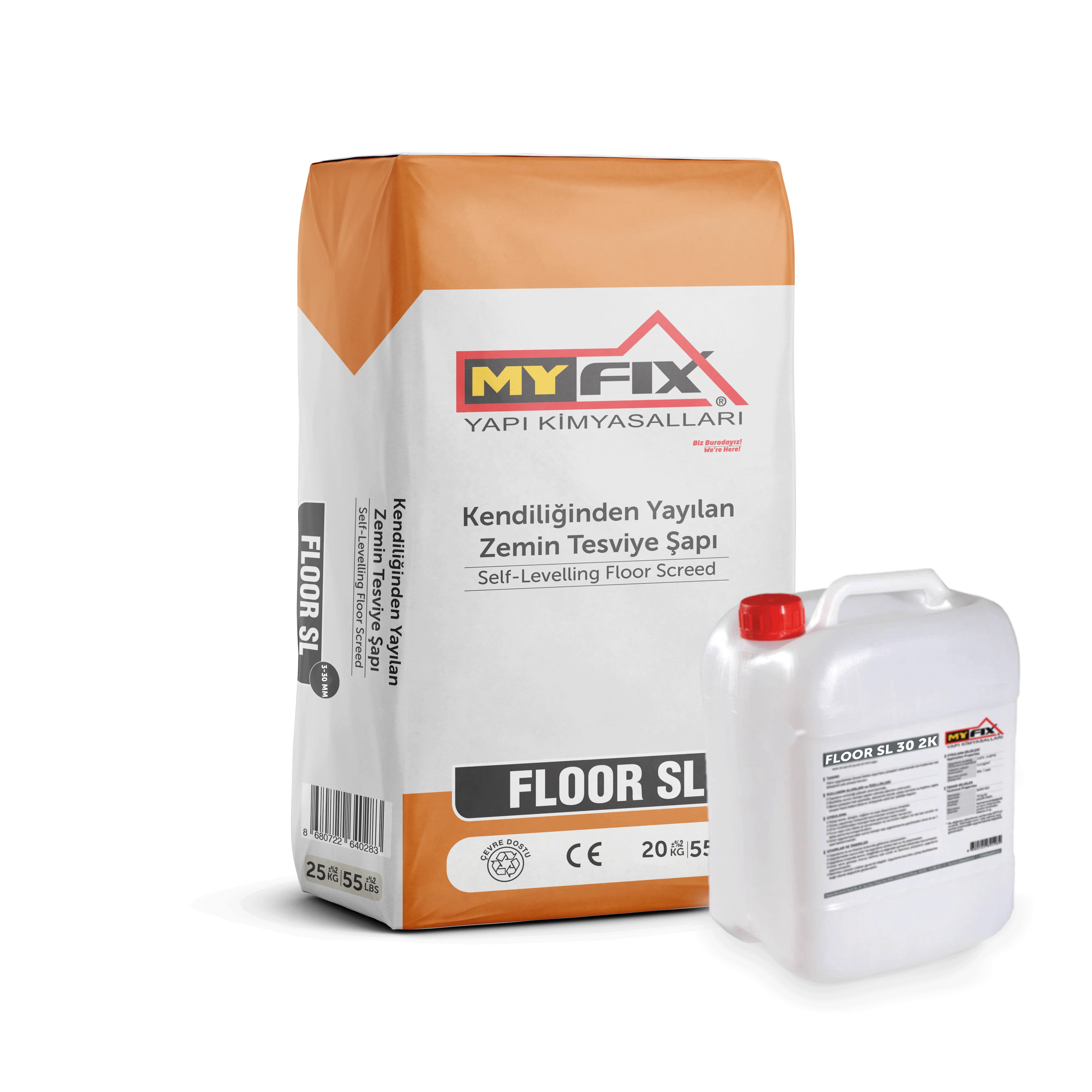 
High Quality Two Component Self Levelling Floor Screed 3-30 MM CT-C30-F6 