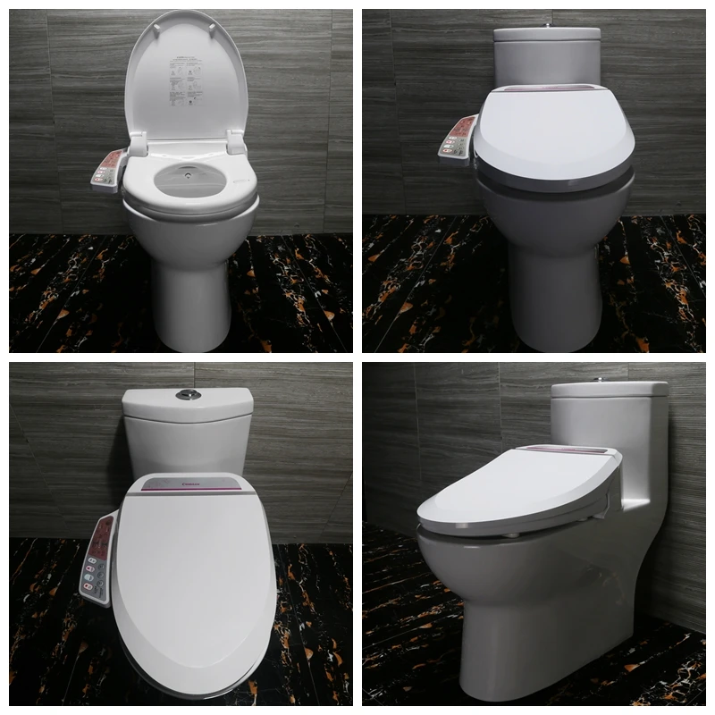 Coma Plastic Heated Electric Toilet Seat Cover With Night Lighting