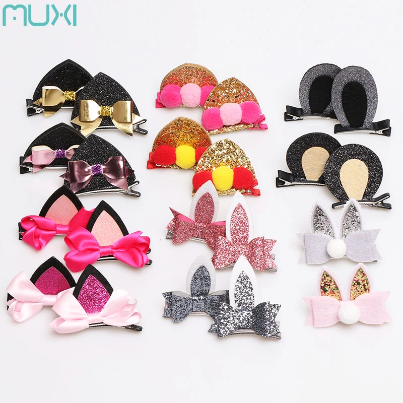 Adorable Glittering Cat Ear Hair Clips Barrettes For Baby Girls,Cute Animal Hair  Pins Accessories For Babies - Buy Hair Pins Accessories,Hair Clips  Barrettes For Baby Girls,Barrettes For Kids Product on 