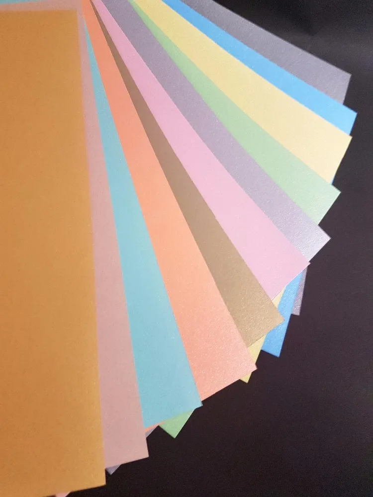 Pearlescent Paper Premium Pearl Paper Embossed Plain From 120 Gsm To