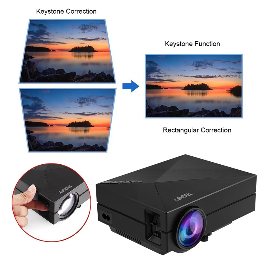 Gm60a Ultra Short Throw Projector 4k With Full Hd Led Projector In