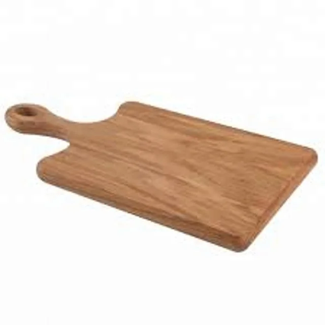 wood bread board with handle