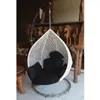 Rattan Egg Swings Aluminium Frame Garden Swings