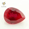 Thailand Luster man-made rose pear cut ruby