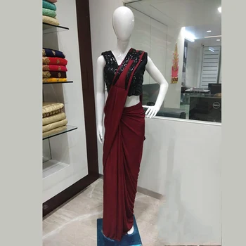 latest designer ready to wear saree