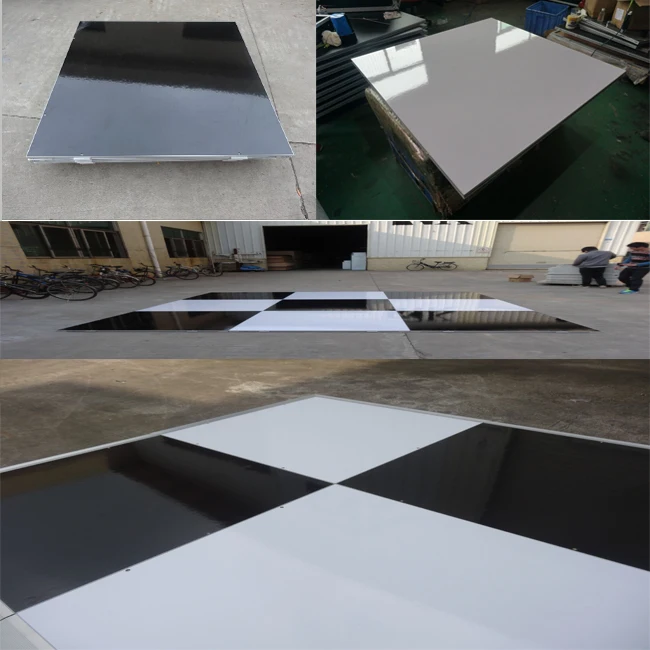 2018 Rk Wood Square Dance Floor Panel With Alu Edging Portable