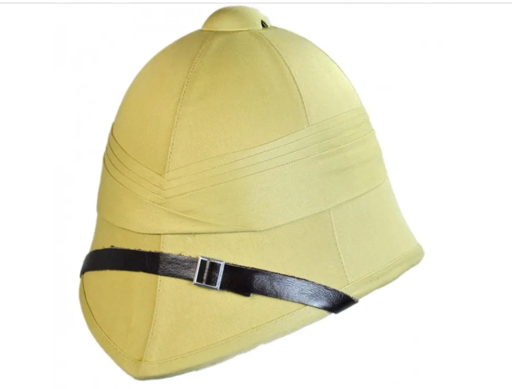 British Home Service Pith Helmet In Tanned Colour With Fittings For ...