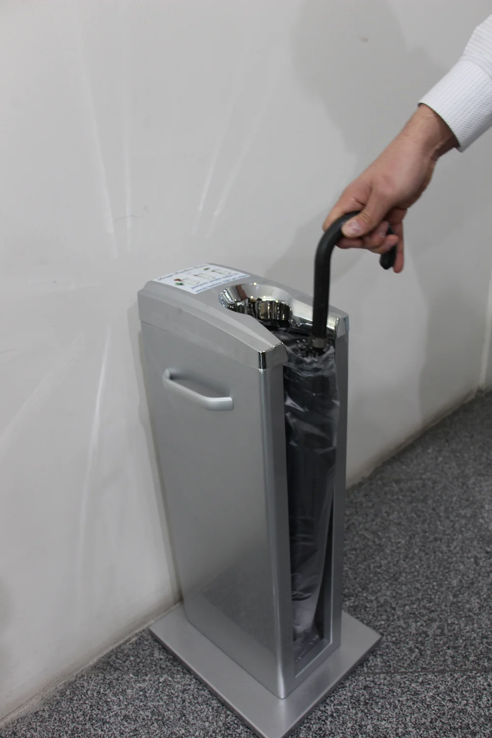 Wholesale Customized Disposable Clear Ecofriendly Plastic Wet Umbrella Bags With Embossing