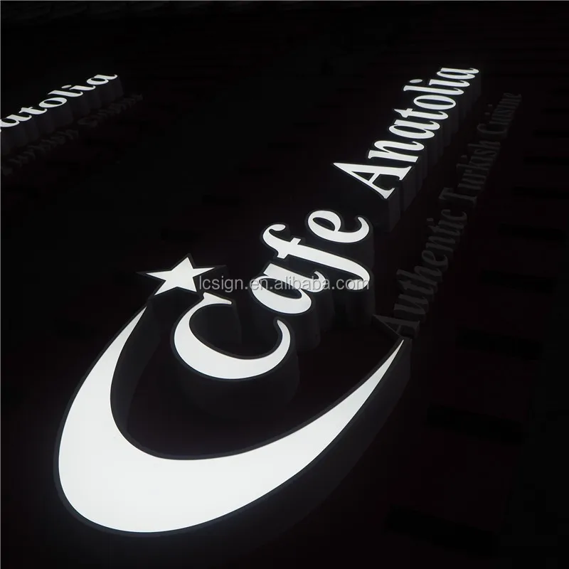 Outdoor Waterproof Outdoor Led Sign Board Price 3d Acrylic Letters For