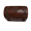 Wooden half round jewelry Box