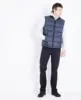 Men polar wear satin fabric with zip winter classic pilot waterproof short puffer bomber jacket for lady