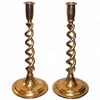 Antique English Brass Candlesticks By Brassworld India
