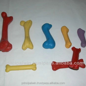 rubber bone dog toy