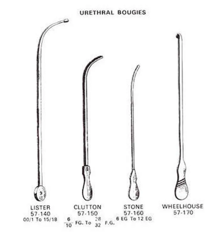 Lister Urethral Dilator Diagnostic Surgical Sounds Curved Lister Cervix