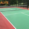 Anti-fade outside pp plastic waterproof interlock tiles portable Pickle ball court tile