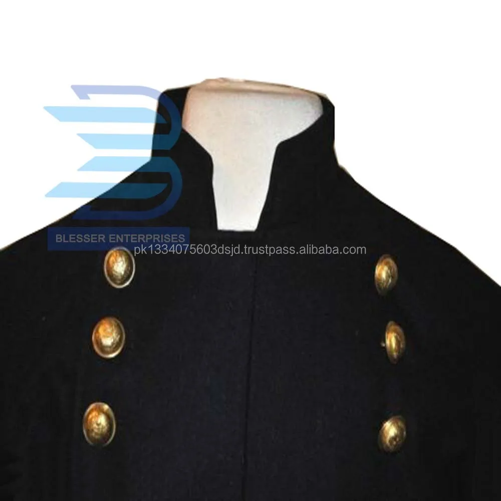 54" R,S & L Sizes Sizes 36"R Details about   Civil war senior officer frock coat double breast 