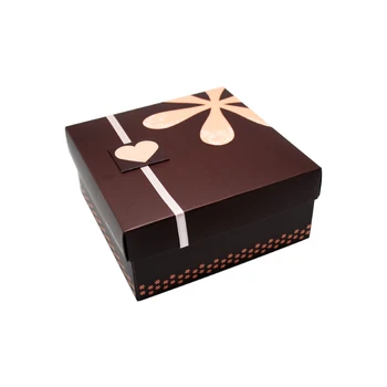 New Fancy Paper Cake Box With Custom Design