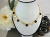 Black Color Agate With Pearl Long Handmade Wire Work Statement 18" Inch Necklace