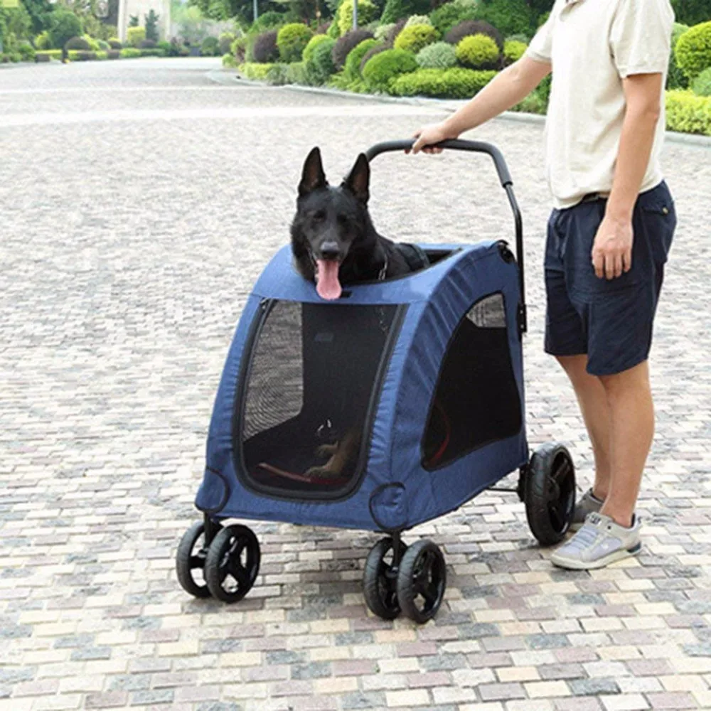 Disabled Dog Assisted Vehicle Injured Dog Scooter Outing Folding Cart