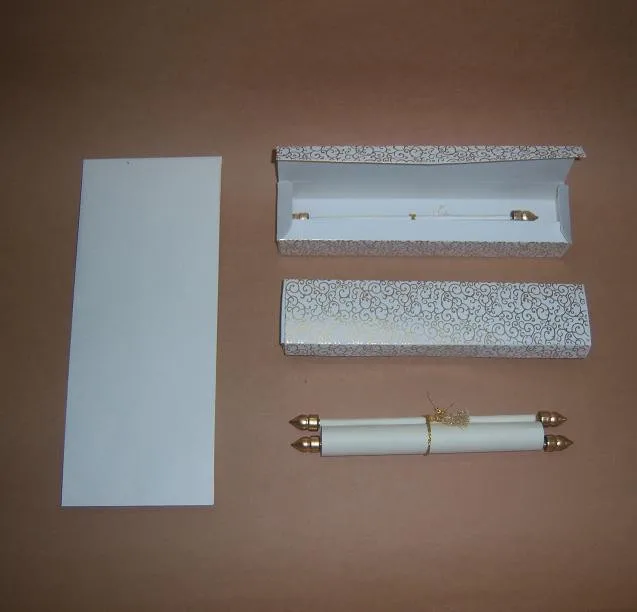 Make It Your Self,Diy,Scrolls With Scroll Paper,Tassel,Scroll Rod And