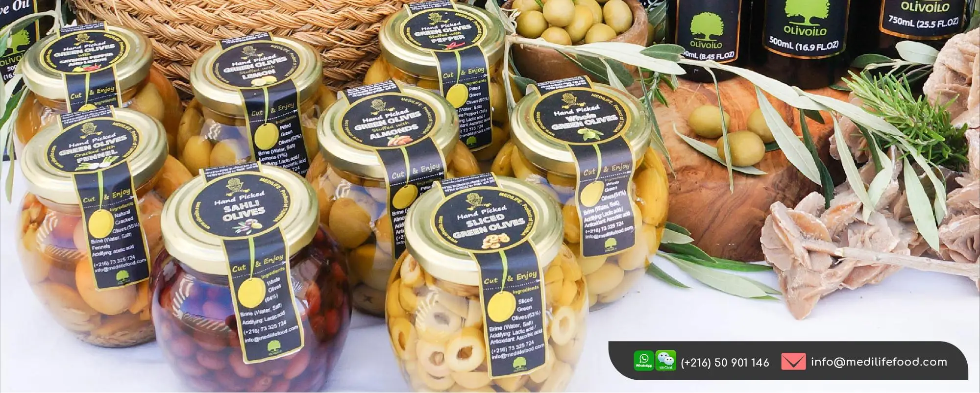 Fresh Green Olives. 100 Tunisian Olives Stuffed With Almonds,370 Ml