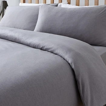 Pure Cotton Hotel Duvet Cover Cascade Home Duvet Cover Set Grey