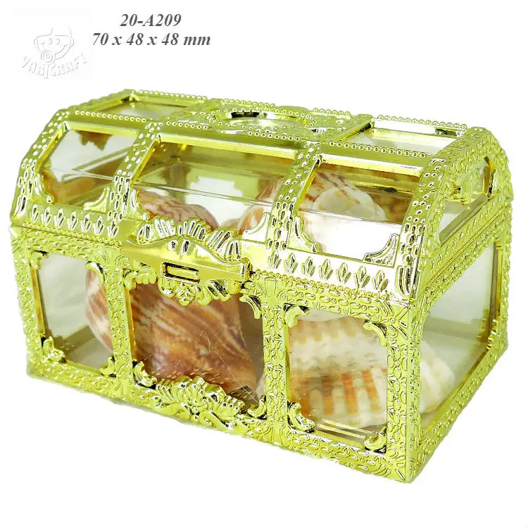 Kids Pirate Prize Candy Box For Sale 100 Food Grade Plastic Mini Clear