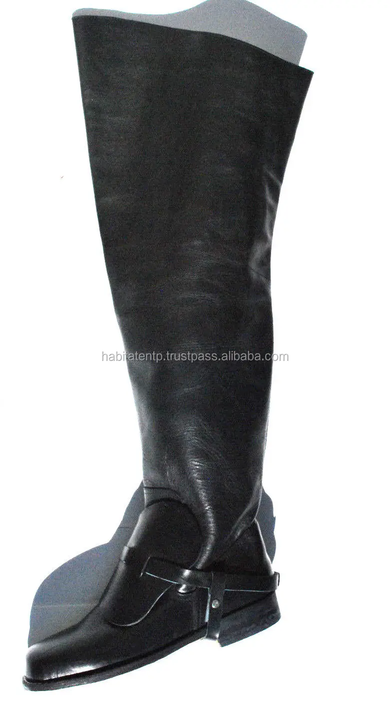 Handmade 1857 Bucket Top Boots Historical Reenactment Theatre 100