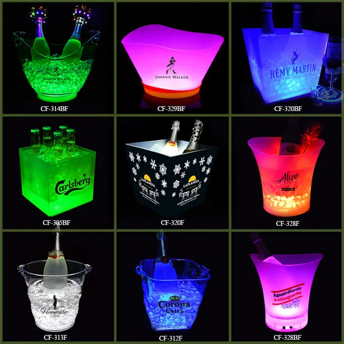 Wholesale Custom Pop Acrylic Ice Bucket Acrylic Plexiglass Perspex Pmma