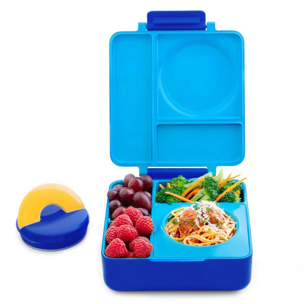 bento 2 layer lunch box with temperature display flask 500ml