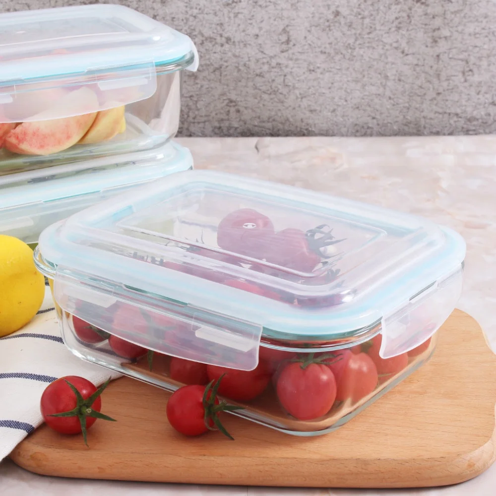 Glass Meal Prep Containers 3 Packs Microwave Oven Safe With Bpa Free ...