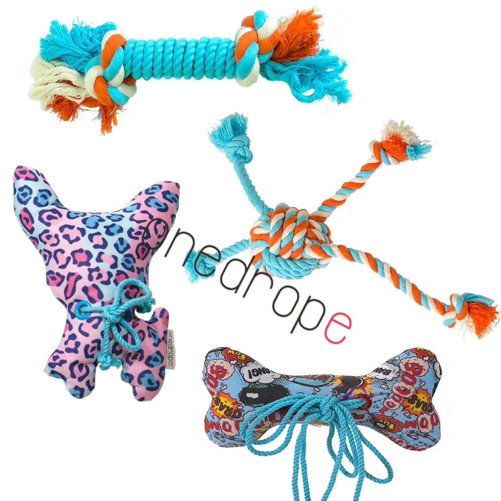 rope plush dog toy