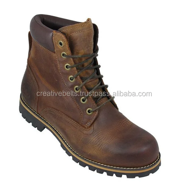 
Brown Leather boot , Brown color high ankle shoes 