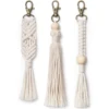 Beautiful Bohemian Macrame Modern Fringe Boho Style Macrame Key Chain