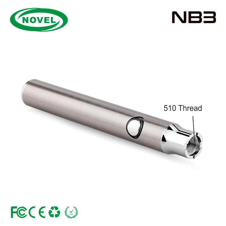 Preheat NB3 battery 400mAh adjustable voltage bottom charge CBD vape battery for Liberty cartridge
