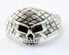 Skull Head Bone Hand Skeleton Finger Wrap Punk Motorcycle Rock Roll Dead Man horror jewelry ring