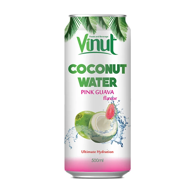 tropical coconut water with pink guava flavour 500ml