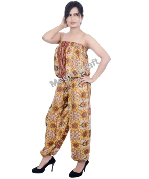 boho harem jumpsuit