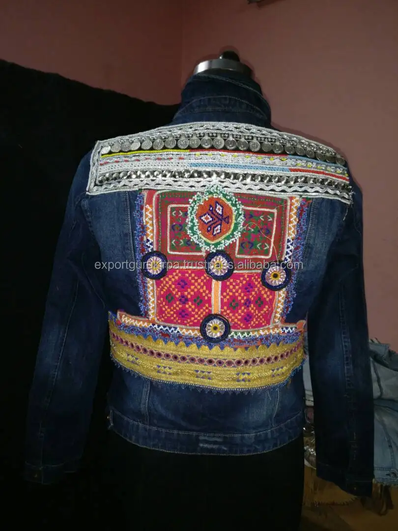 Tribal Boho Bohemian Denim Banjara Jacket Gypsy Style Buy Tribal Boho