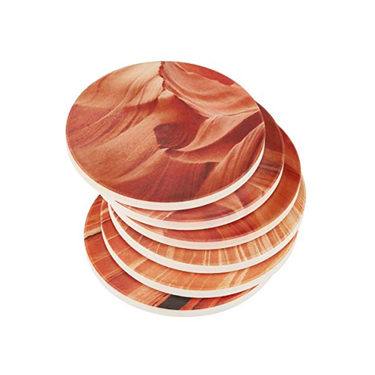 Wholesale Promotional Sublimation Absorbent Stone Resin Coaster Buy