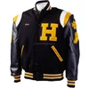 Custom High Quality Man Varsity Jacket,Lettermen Wool Jacket, Leather Sleeves Wool Body Embroidery Patches Varsity Jacket
