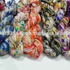 High Quality Funky Sparkle Look Recycle Silk Sari Ribbon Spray Dyed