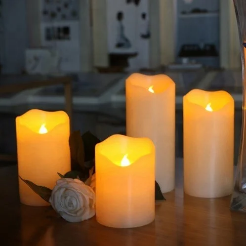Rechargeable Wedding home decoration china candle flameless led votive tea lights led candles lights
