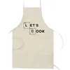 New Arrival Wholesale custom printed women waitress apron 100% cotton chef cheap kitchen apron for Restaurant & Bar Uniforms