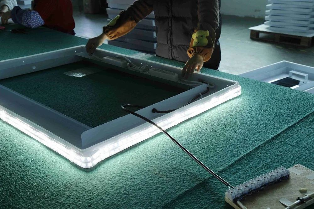 lighting test-bathroom backlit mirror