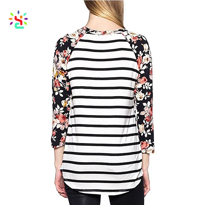 wholesale raglan shirts printed sleeves